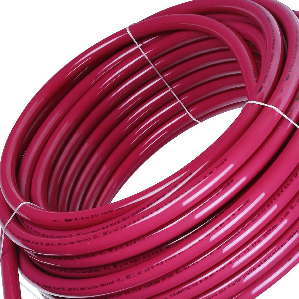 Труба отопительная РЕХАУ RAUTITAN pink 32х4,4 мм, бухта 50 м из сшитого полиэтилена PEX, 11360721050