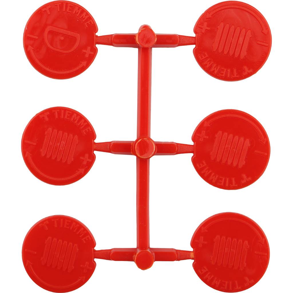 Коллектор с регулировочными вентилями TIEMME 1 х1/2 на 2 выхода (хром.)