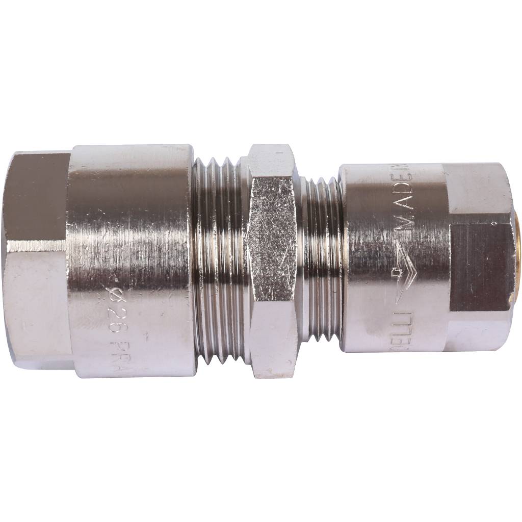 Переходник Prandelli Multyrama (26.3х20.2) для металлопластиковых труб винтовой, 103.11.06.4