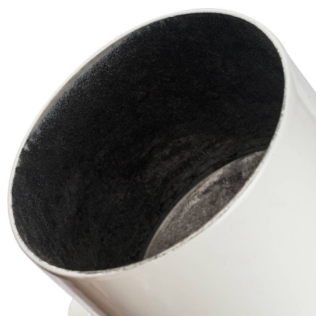 Элемент дымохода вертикальный STOUT D80 п/м с патрубком для отвода конденсата, SCA-0080-020137