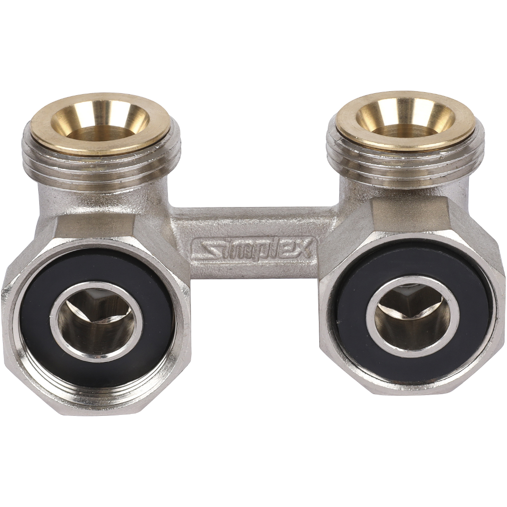 Узел нижнего подключения для радиаторов Meibes Standart line Тип E2/50 угловой, 3/4 НPx3/4 HP, F10017