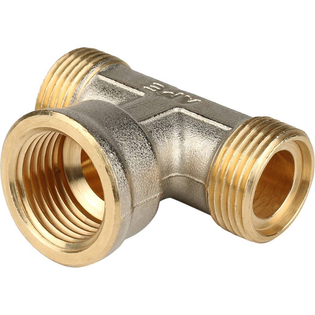 Тройник-переходник STOUT с внутренней резьбой 1/2 х16 для металлопластиковых труб винтовой, SFS-0012-001216