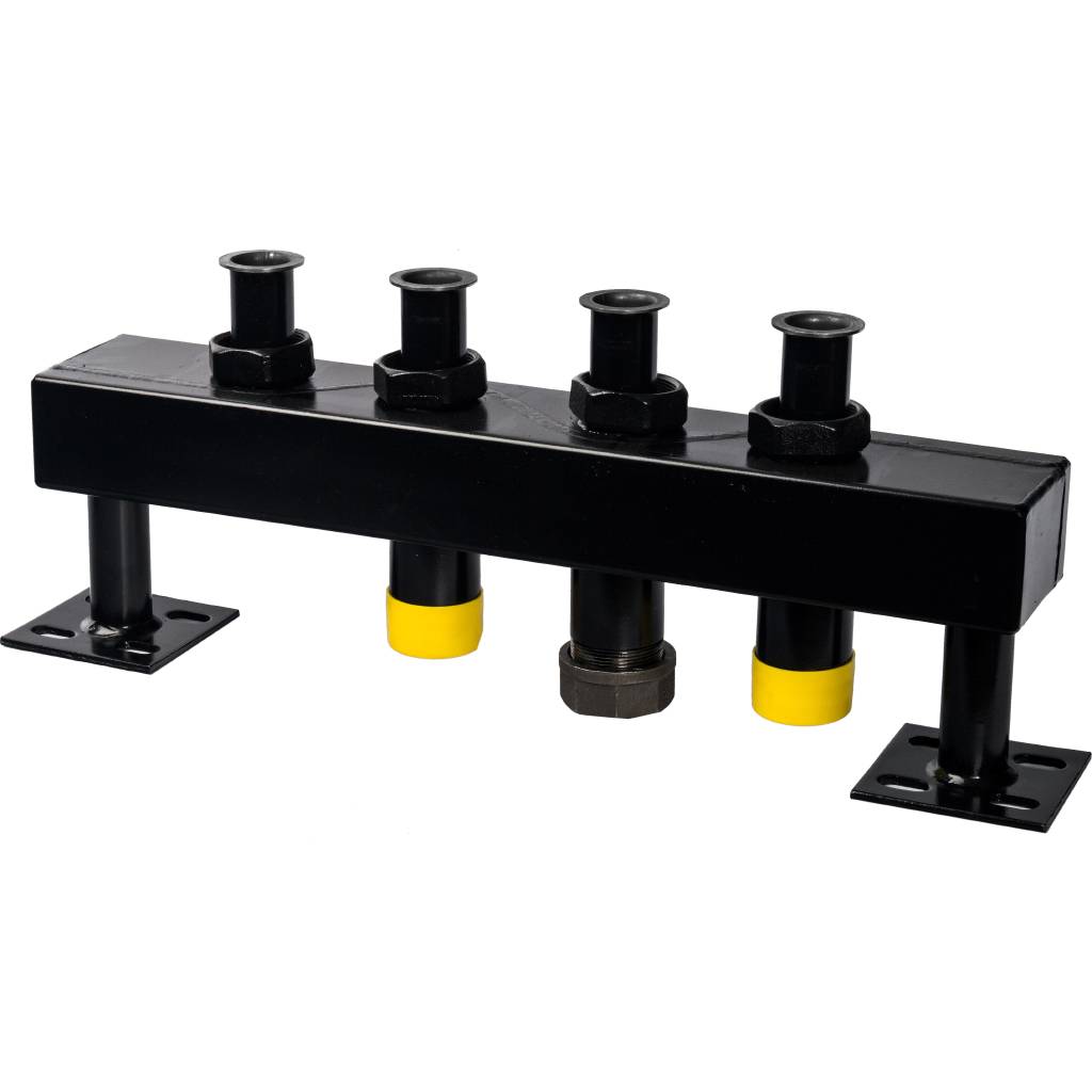 Стальной распределительный коллектор STOUT SDG-0016 2 отопительных контура, в теплоизоляции DN 32