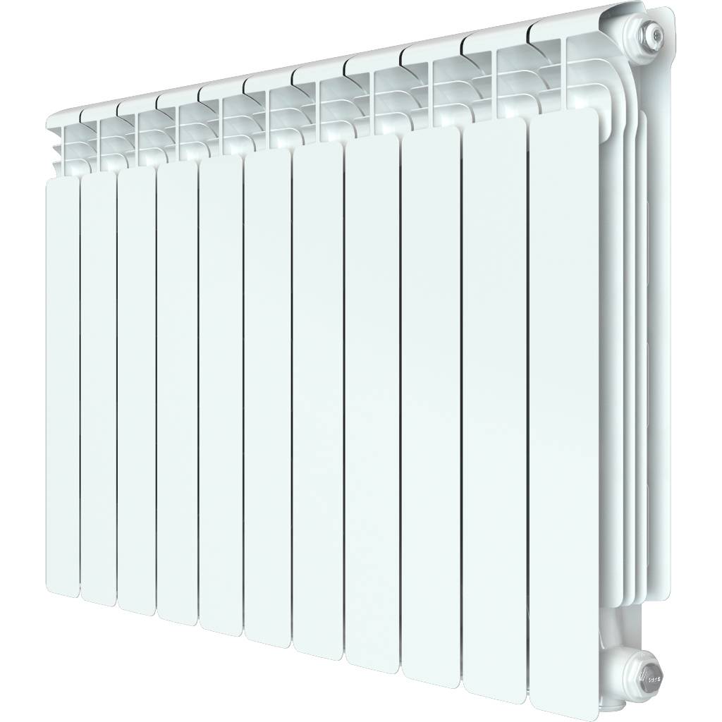 Радиатор алюминиевый RIFAR ALUM 500 11 секций боковое подключение (белый RAL 9016), 2RAl50-11