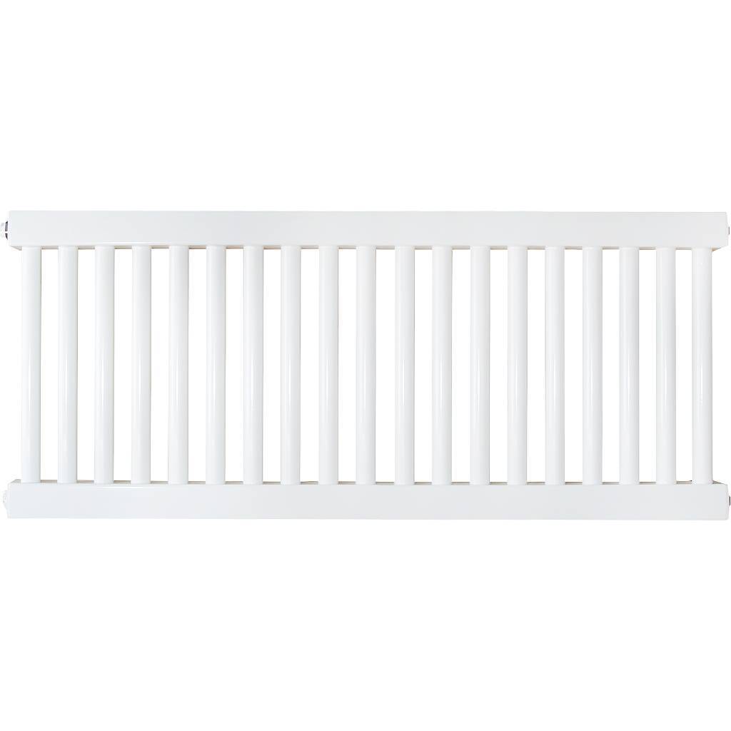 Трубчатый стальной радиатор КЗТО РС 1-500-19 секций 1/2 боковое подключение RAL9010, РС15001912RAL9010