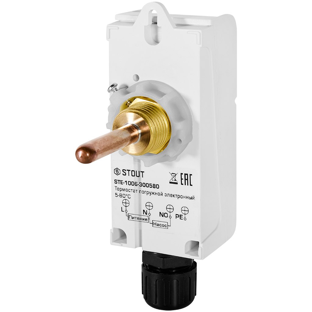 Термостат погружной электронный STOUT 5-80°С, STE-1006-300580