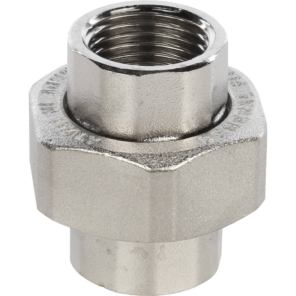 Разъемное соединение STOUT американка ВВ никелированное 1/2, SFT-0034-000012