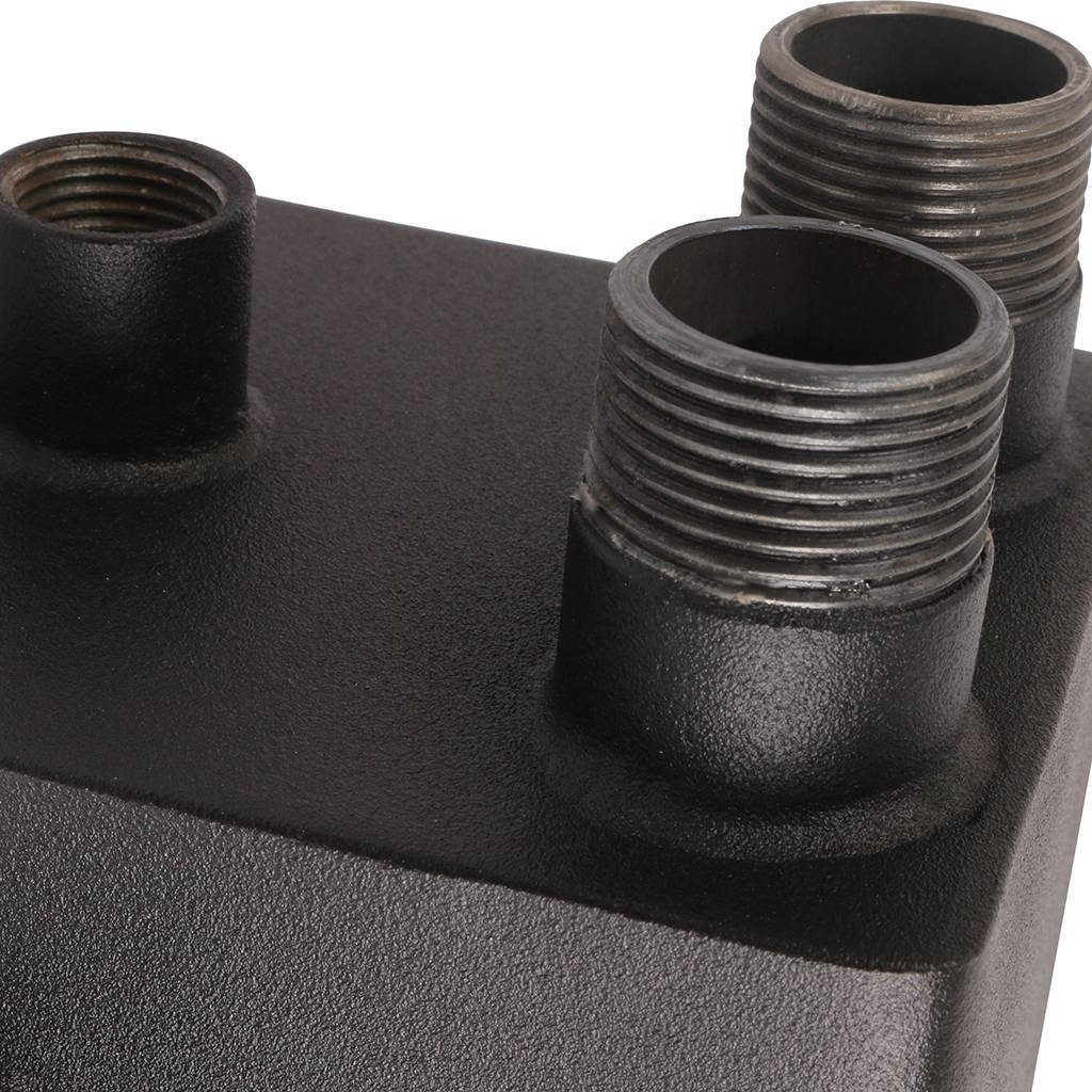 Стальной распределительный коллектор ROMMER RDG-0018 2 отопительных контура с гидравлическим разделителем 1