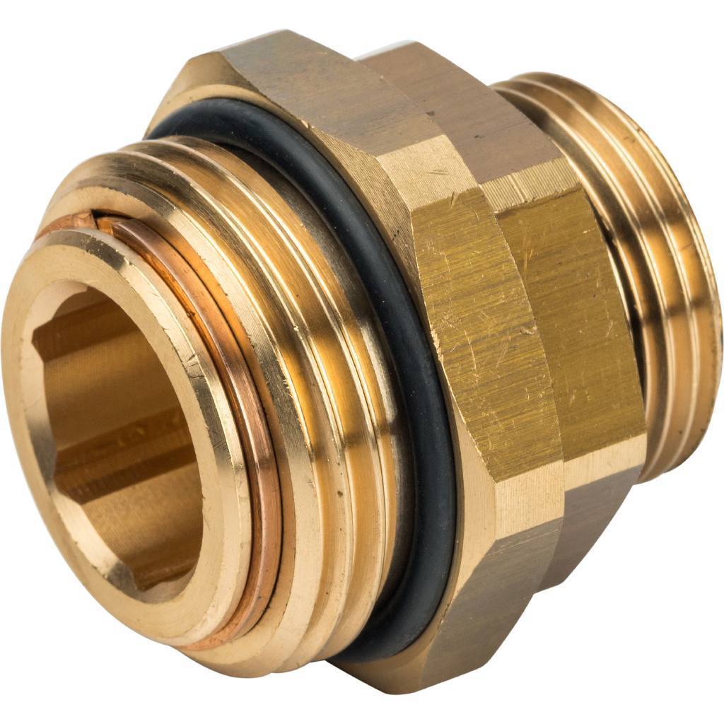 Насосно-смесительный узел STOUT с термостатическим клапаном и байпасом, без насоса, *SDG-0020-002000