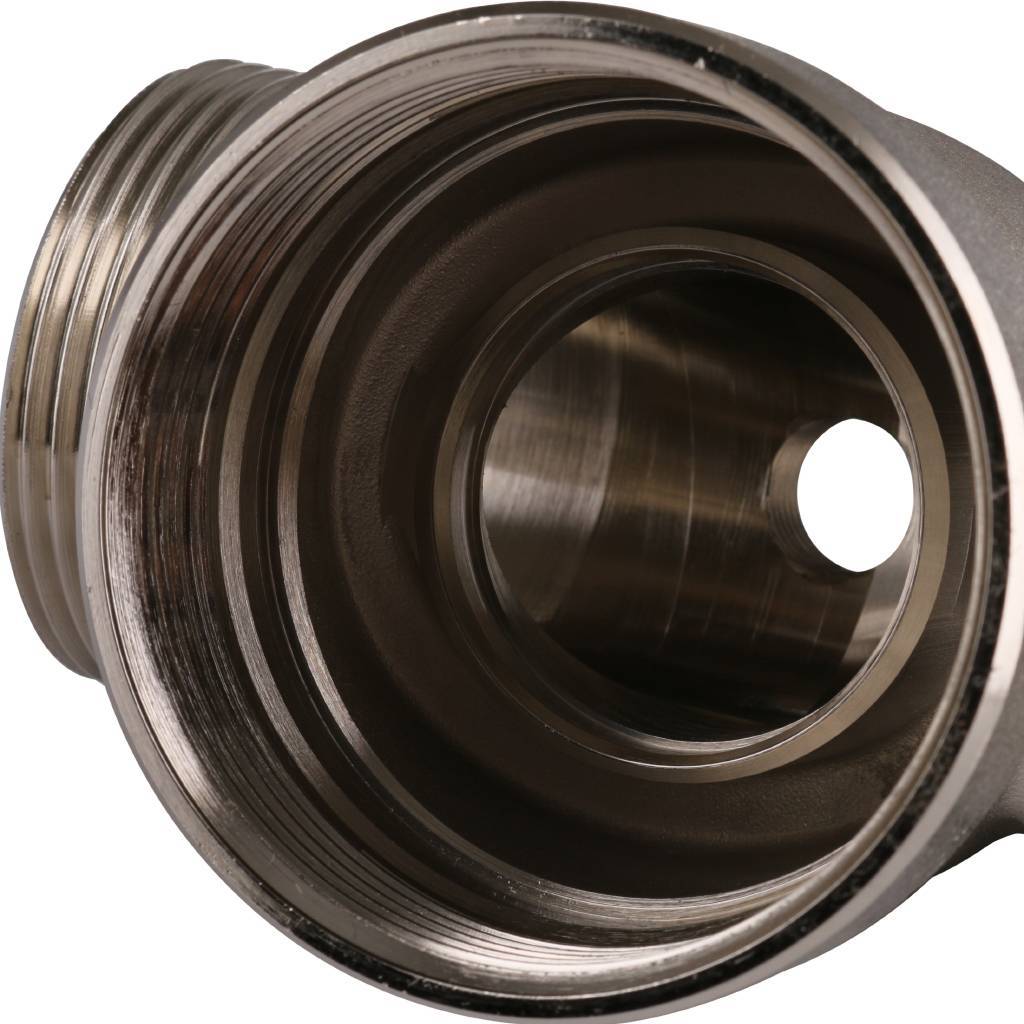 Фильтр с манометром TIEMME 1 1/4 со сгонами, с латунной колбой, промывной, 3130009