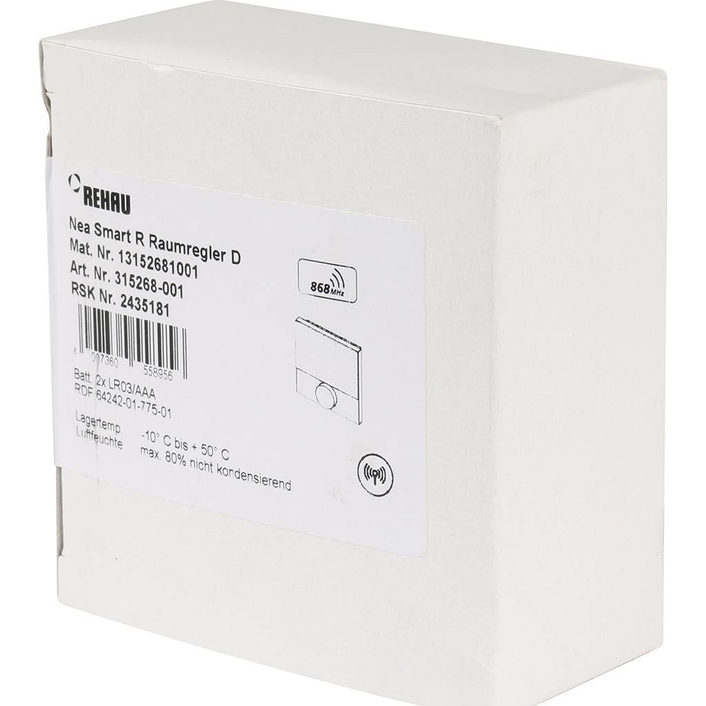 РЕХАУ RAUTHERM S Терморегулятор Nea Smart R D с дисплеем, 13152681001