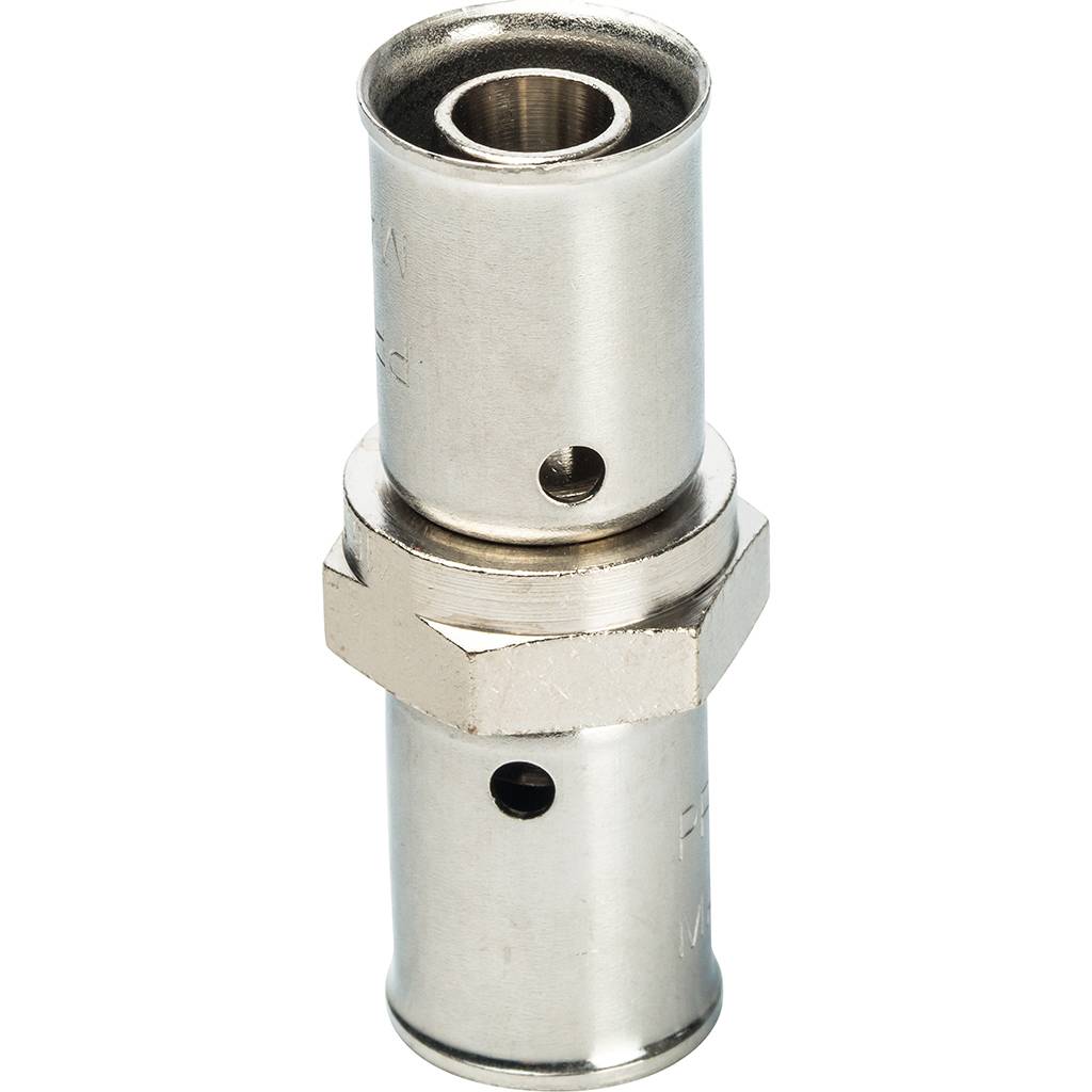 Муфта Prandelli Multyrama 16х2.0 для металлопластиковых труб прессовой, 109.03.11.6