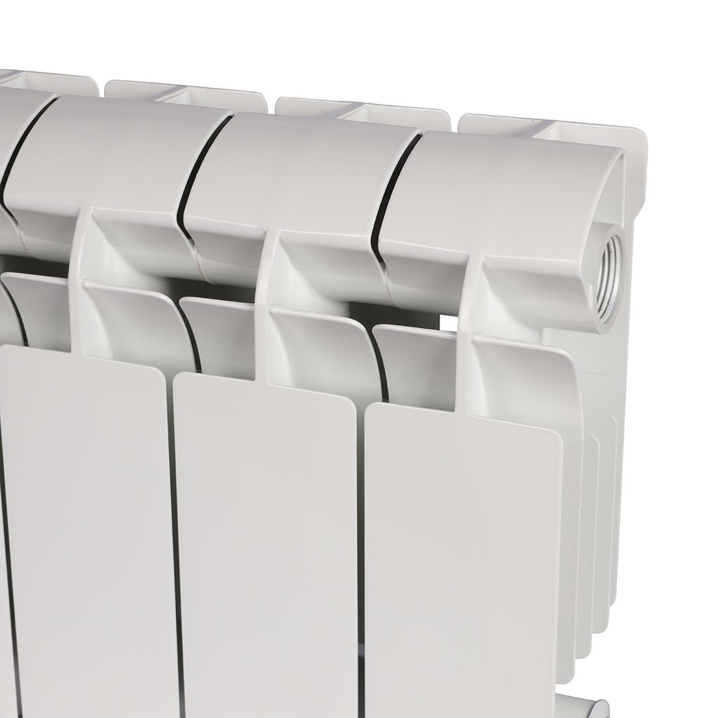 Радиатор алюминиевый Global VOX- R 200 10 секций боковое подключение (белый RAL 9010), VX02001010
