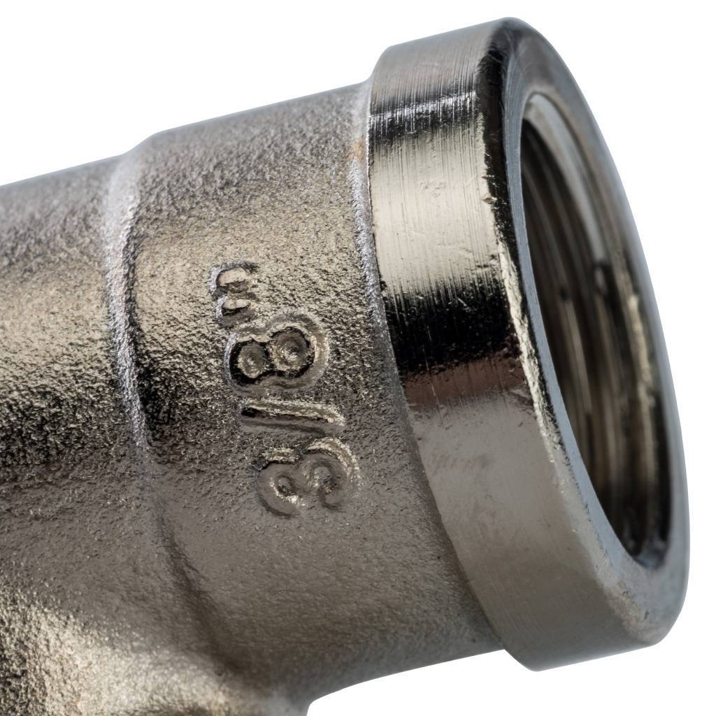 Угольник STOUT ВВ никелированный 3/8, SFT-0014-000038