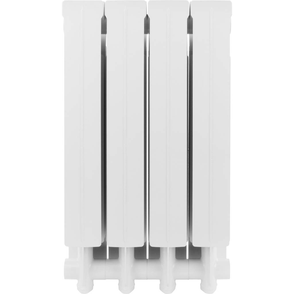 Радиатор алюминиевый Global VOX- R 500 4 секции боковое подключение (белый RAL 9010), VX05001004