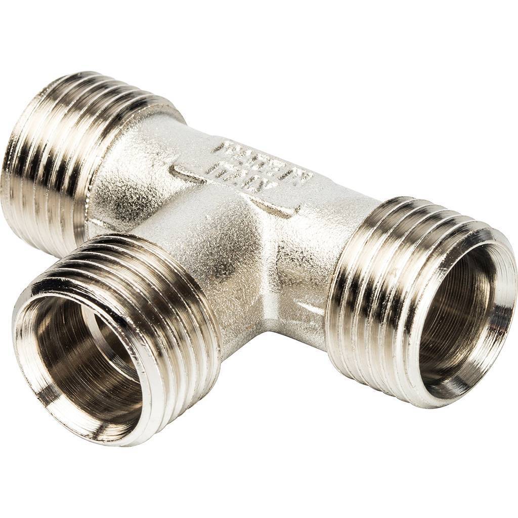 Тройник Prandelli Multyrama (16х2,0) для металлопластиковых труб винтовой, 103.09.11.6