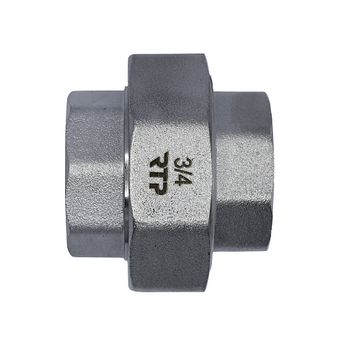 Американка прямая, латунь, внутренняя/внутренняя резьба  3/4, еврослот, никель, RTP