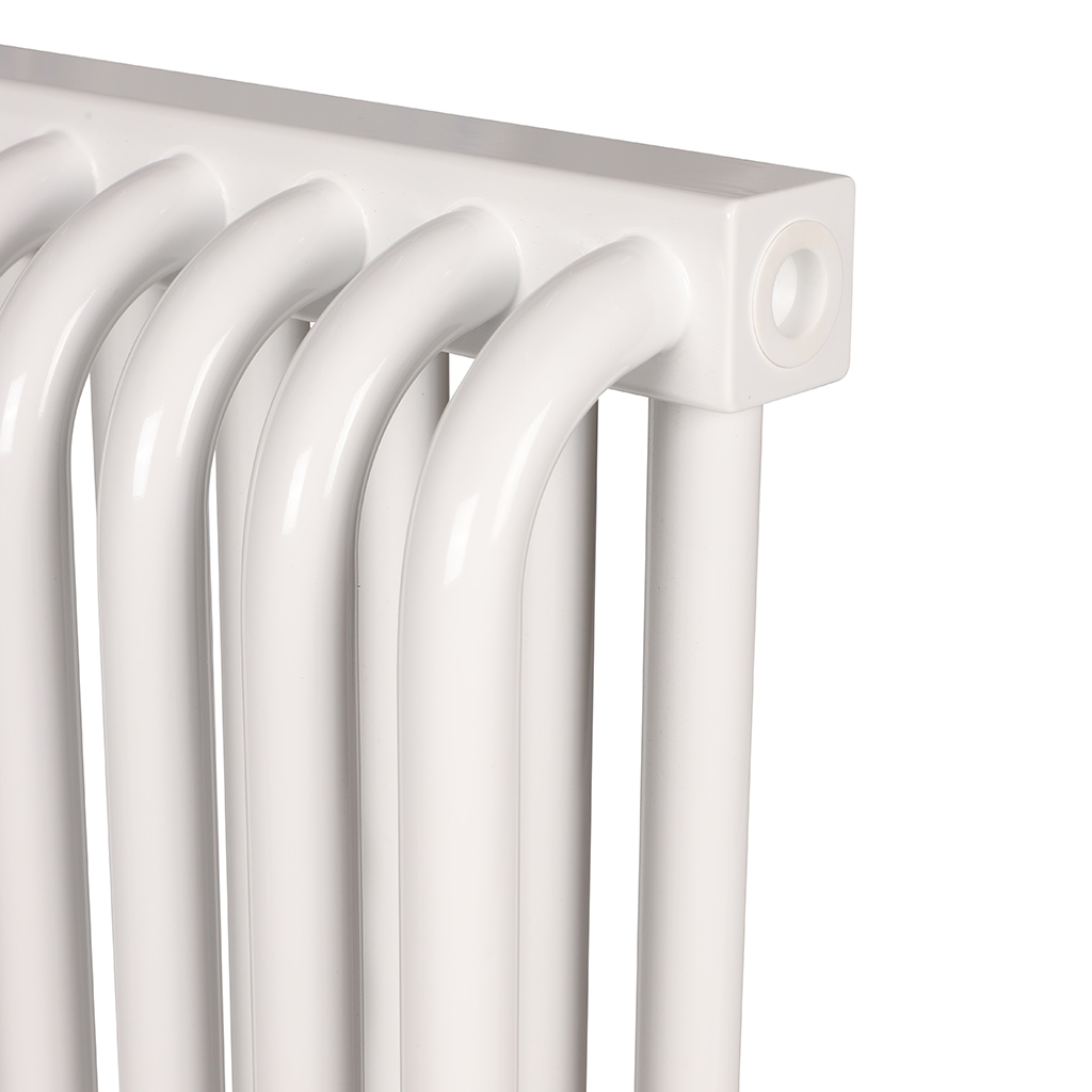 2-х трубчатый стальной радиатор ROMMER RST 2030/20 секций боковое подключение RAL9016, RST-203020-010