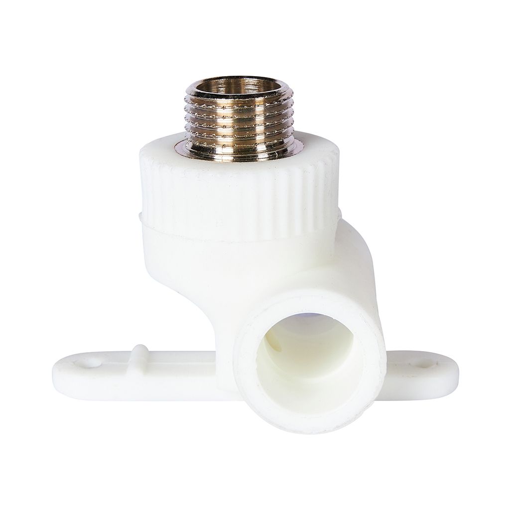 Уголок байпасный Pro Aqua d=20-1/2 PP-R для смесителя НР Белый, PA13812