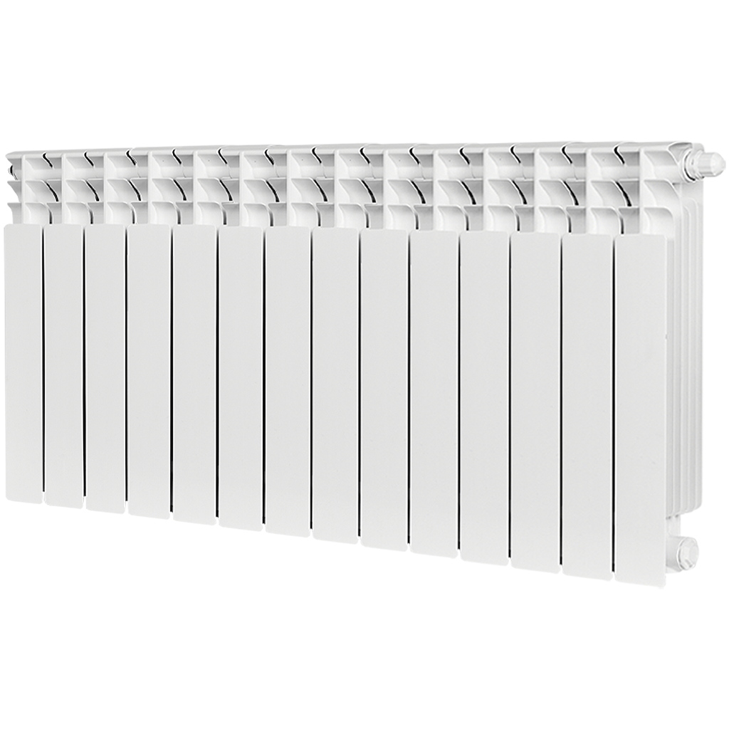 Радиатор биметаллический STOUT TITAN VENTIL 500 14 секций нижнее правое подключение