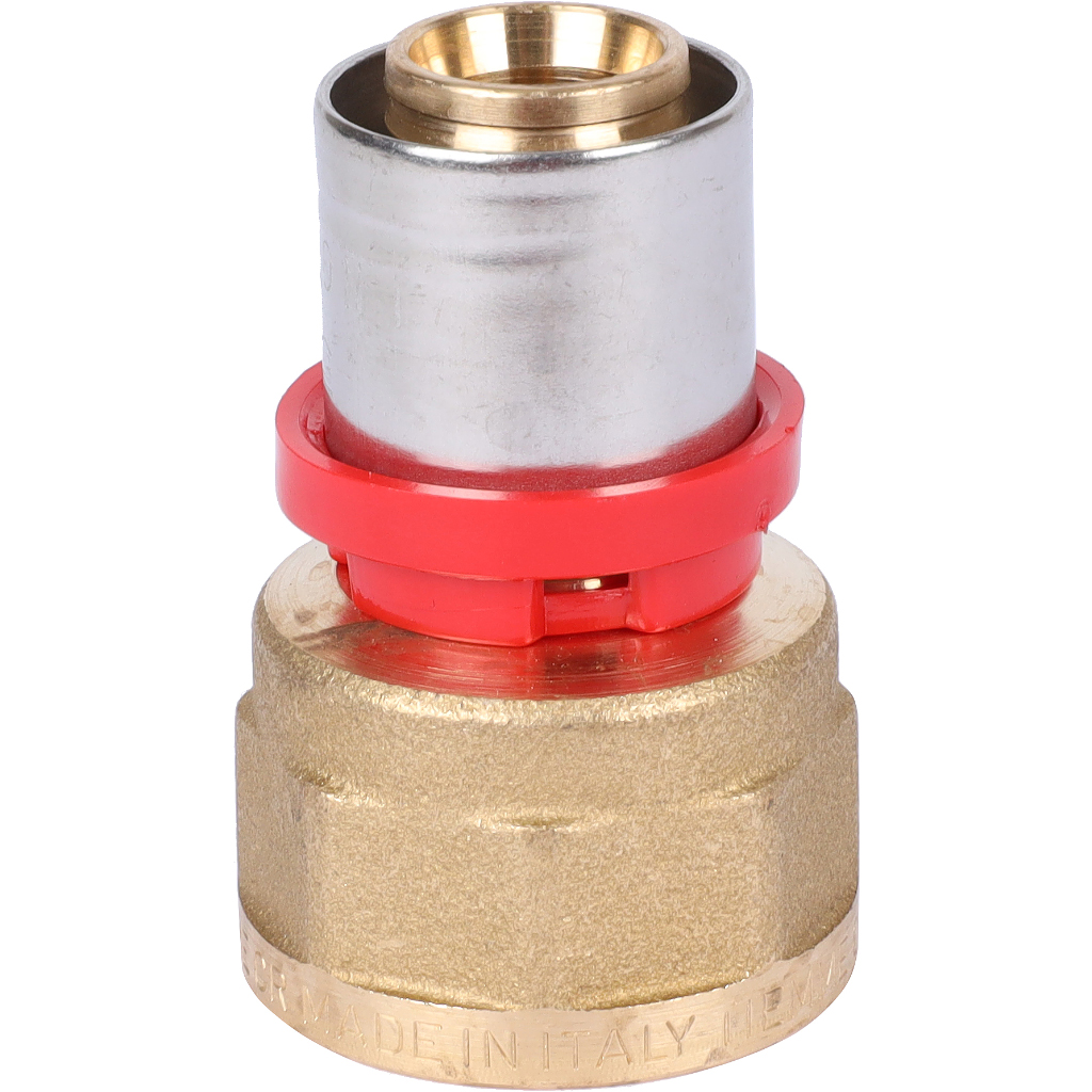 Муфта TIEMME с внутренней резьбой 20x3/4 для металлопластиковых труб прессовой, 1650033