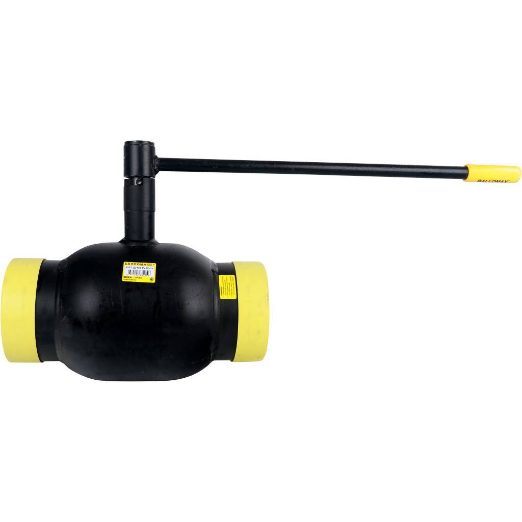 Кран шаровой стальной БРОЕН Балломакс с/с DN 150 PN 25 для теплоснабжения с рукояткой