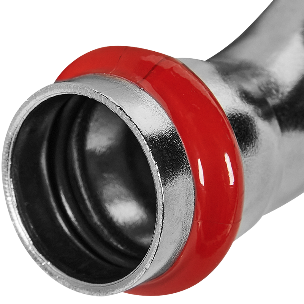 Угольник ROMMER 45°-ВПр, 22, из нержавеющей стали прессовой