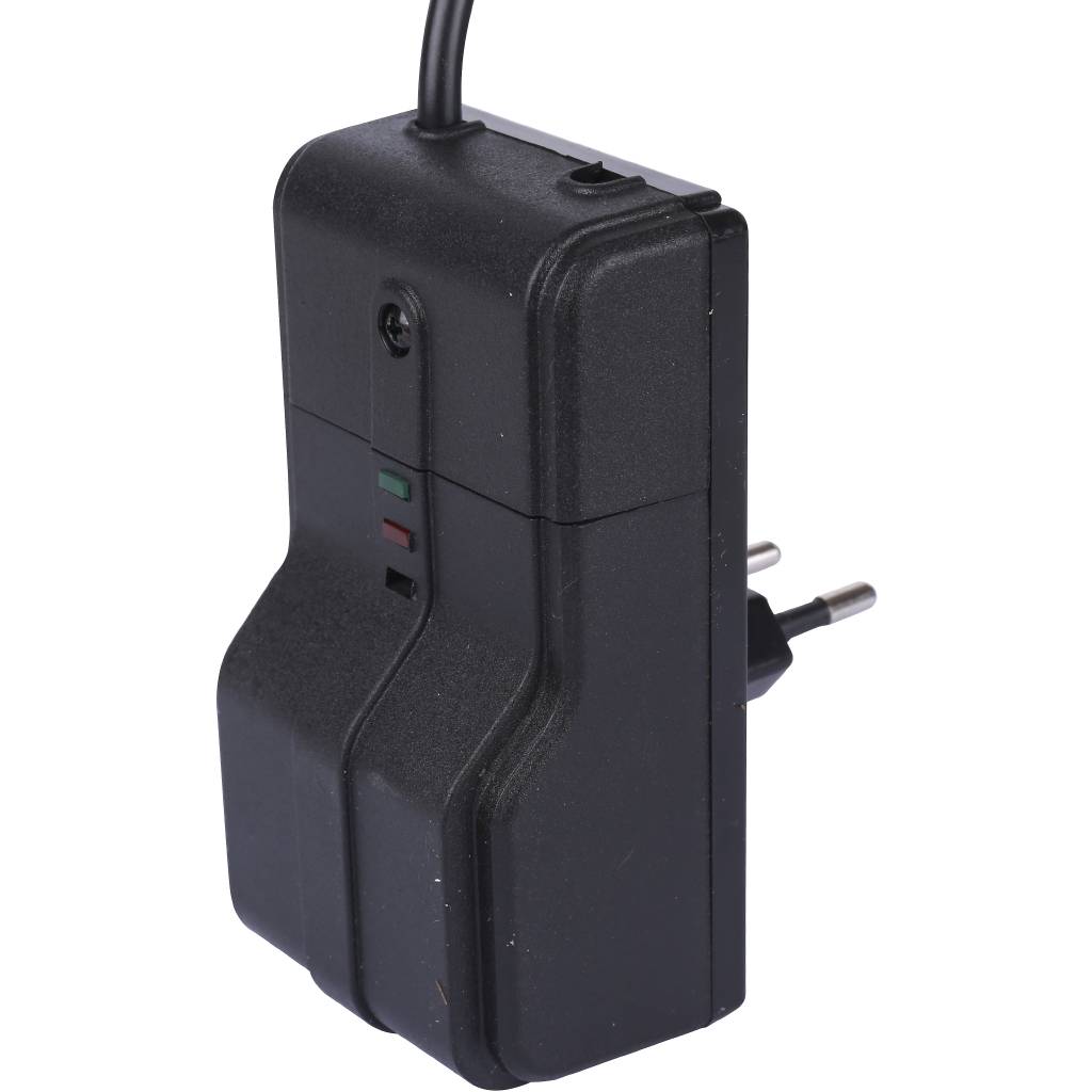 Комнатный двухпозиционный  регулятор цветной (стекло 2мм) черный TECH, ST-283