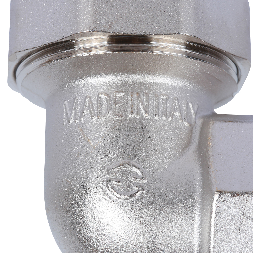 Разъемное угловое соединение STOUT американка ВН 1 1/2 уплотнение под гайкой o-ring кольцо, никелированное, SFT-0057-000112