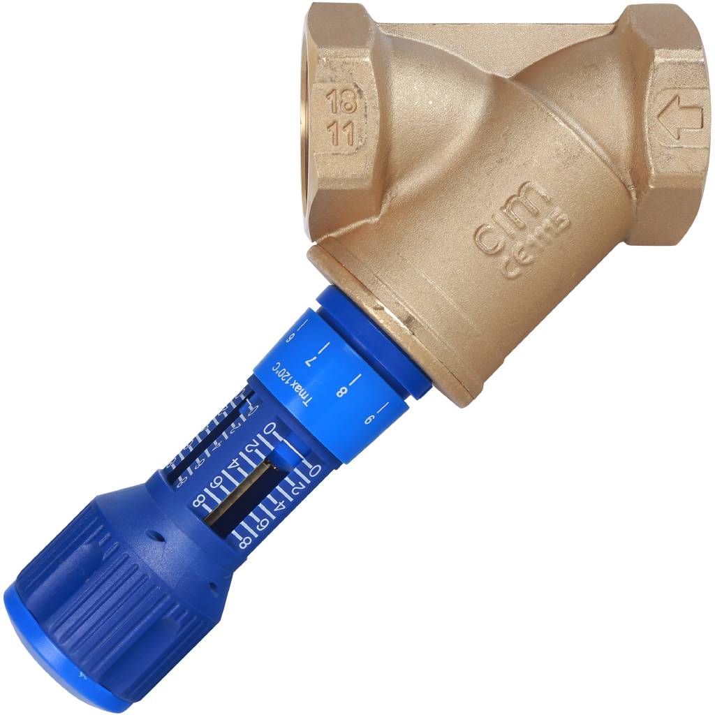 Клапан балансировочный Cimberio 727ОТ 2 PN20 BB ручной без изм. ниппелей, CIM 727OT 2