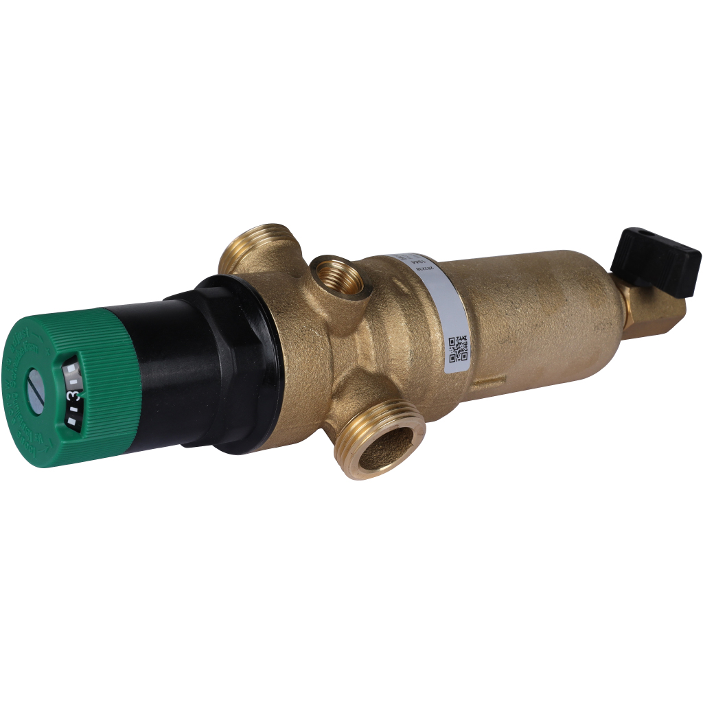 Honeywell (Resideo Braukmann) с редуктором, на горячую воду, 100 мкм, 1/2, FK06-1/2AAM