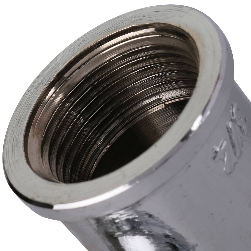 Тройник TIEMME 3/4х1/2х3/4 ВР хром, 1500596