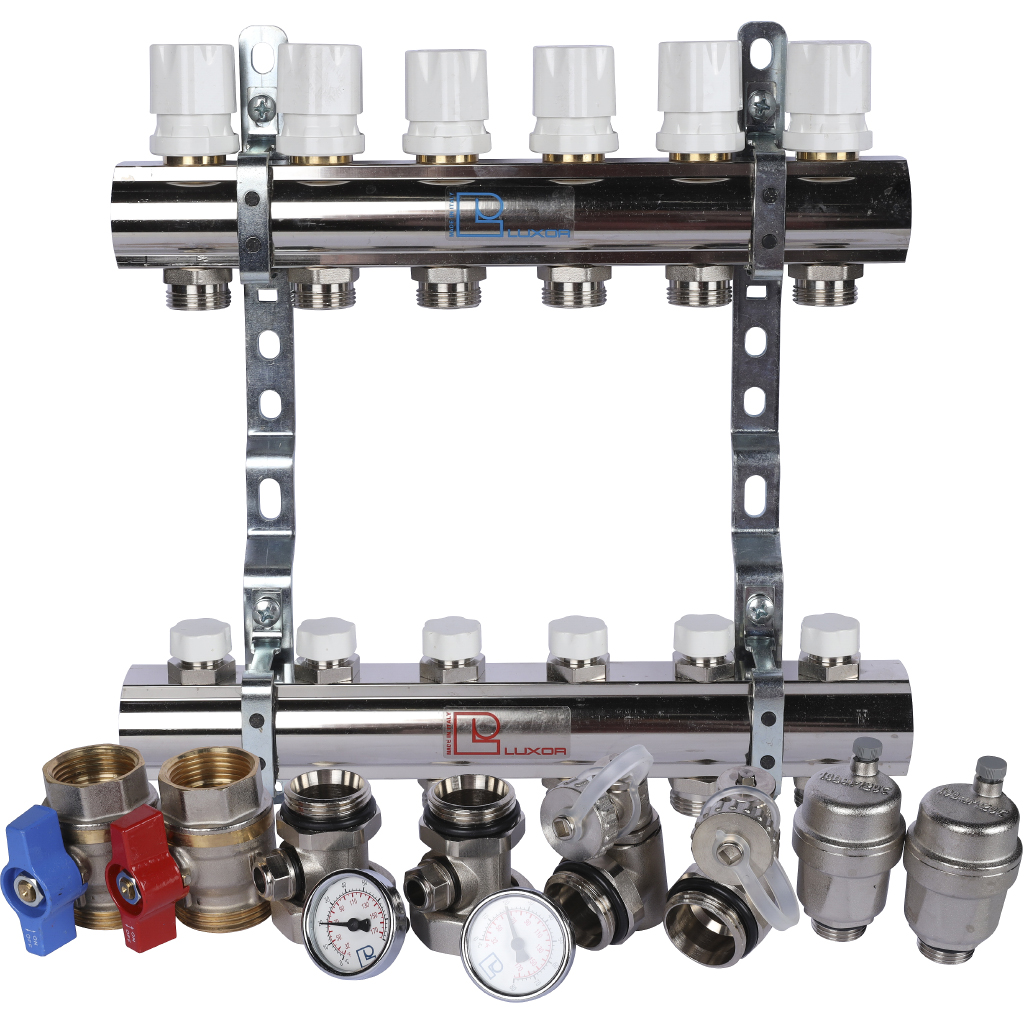 Коллекторная группа LUXOR CD 468M/6 1х3/4 EK, 15552706MN