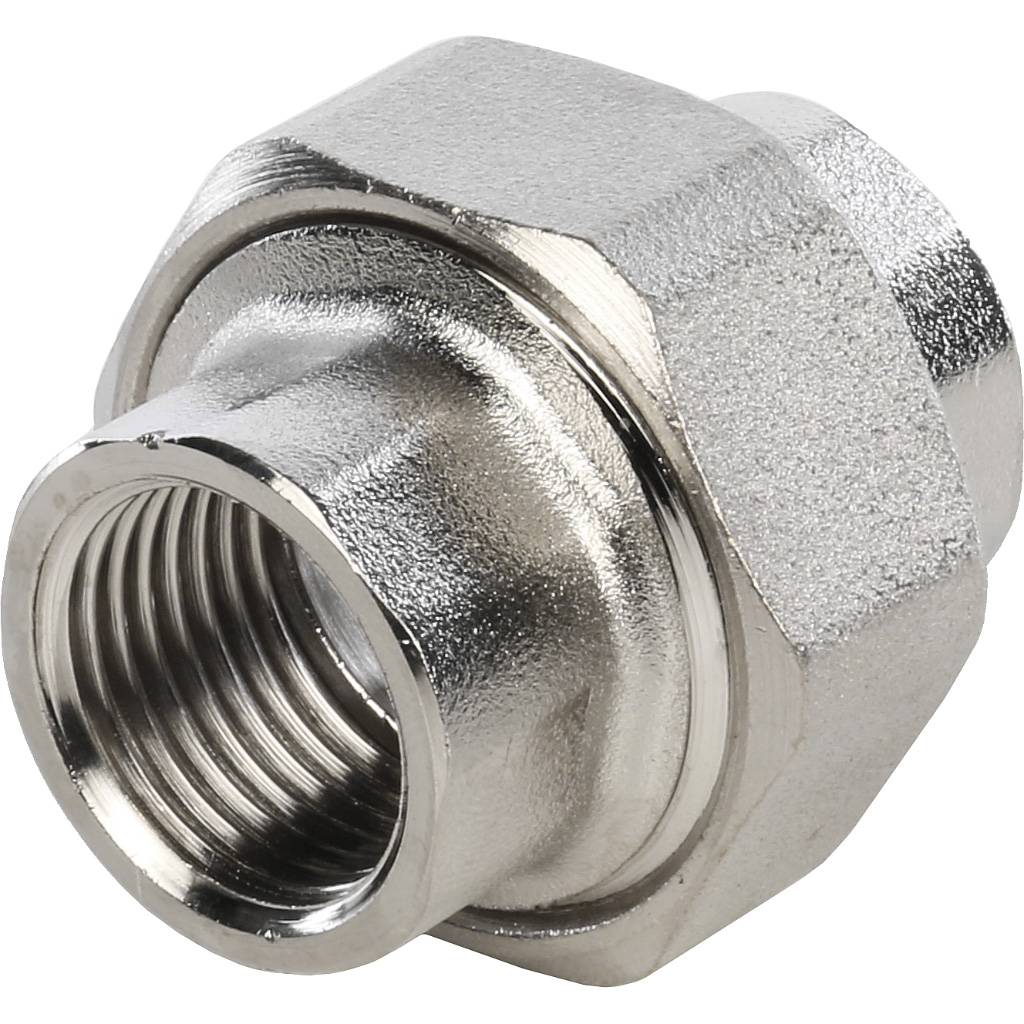 Разъемное соединение STOUT американка ВВ никелированное 1/2, SFT-0034-000012