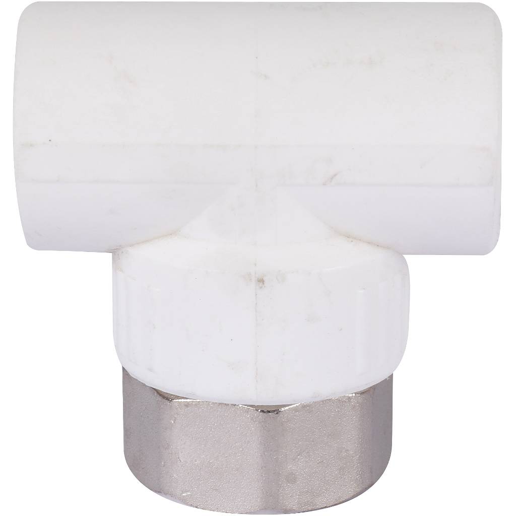 Тройник Kalde комбинированный с накидной гайкой 25х1