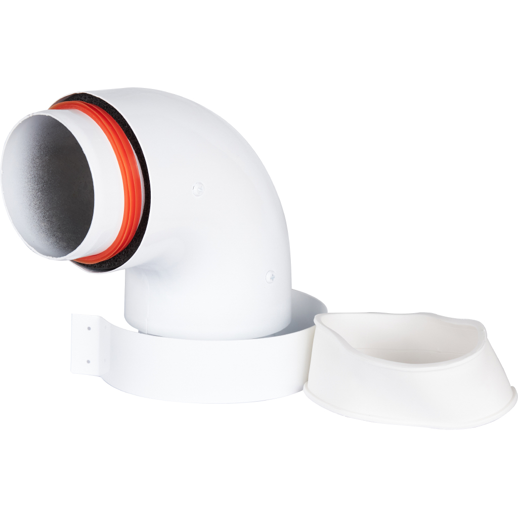 Отвод 90° утепленный традиционный ROMMER D80(п-м), RCA-0080-800090