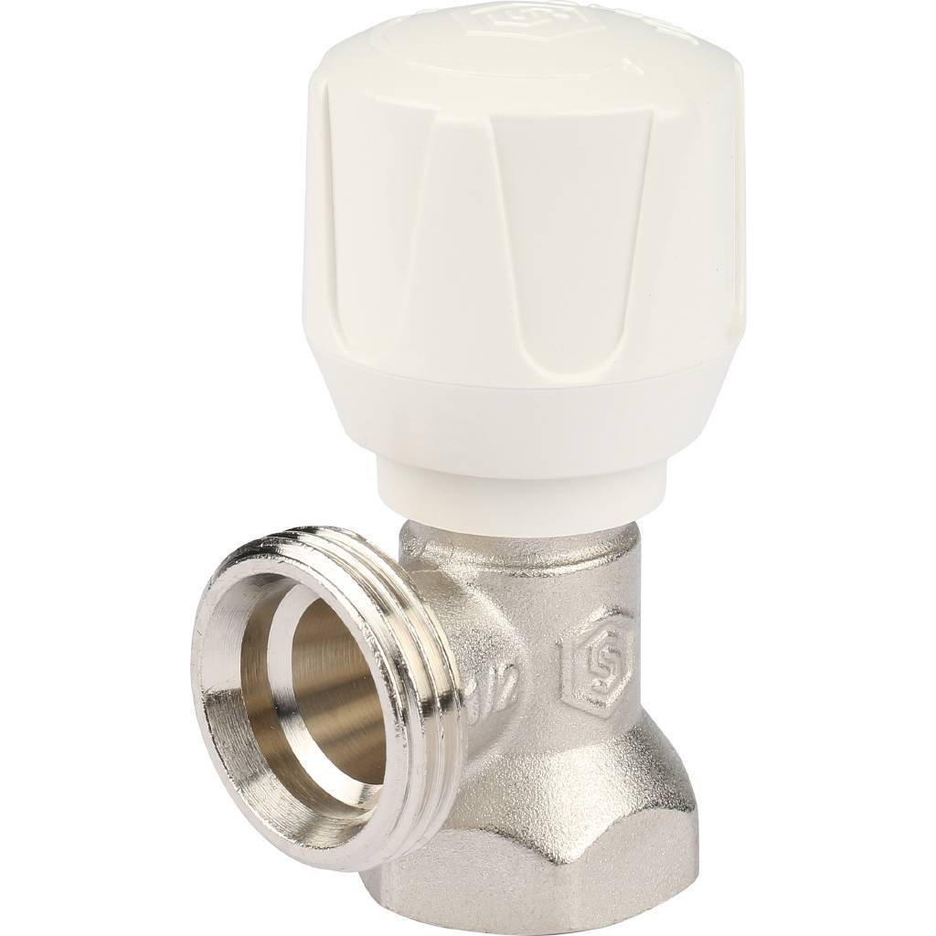 Клапан ручной терморегулирующий STOUT SVR угловой 1/2, SVR-2102-000015