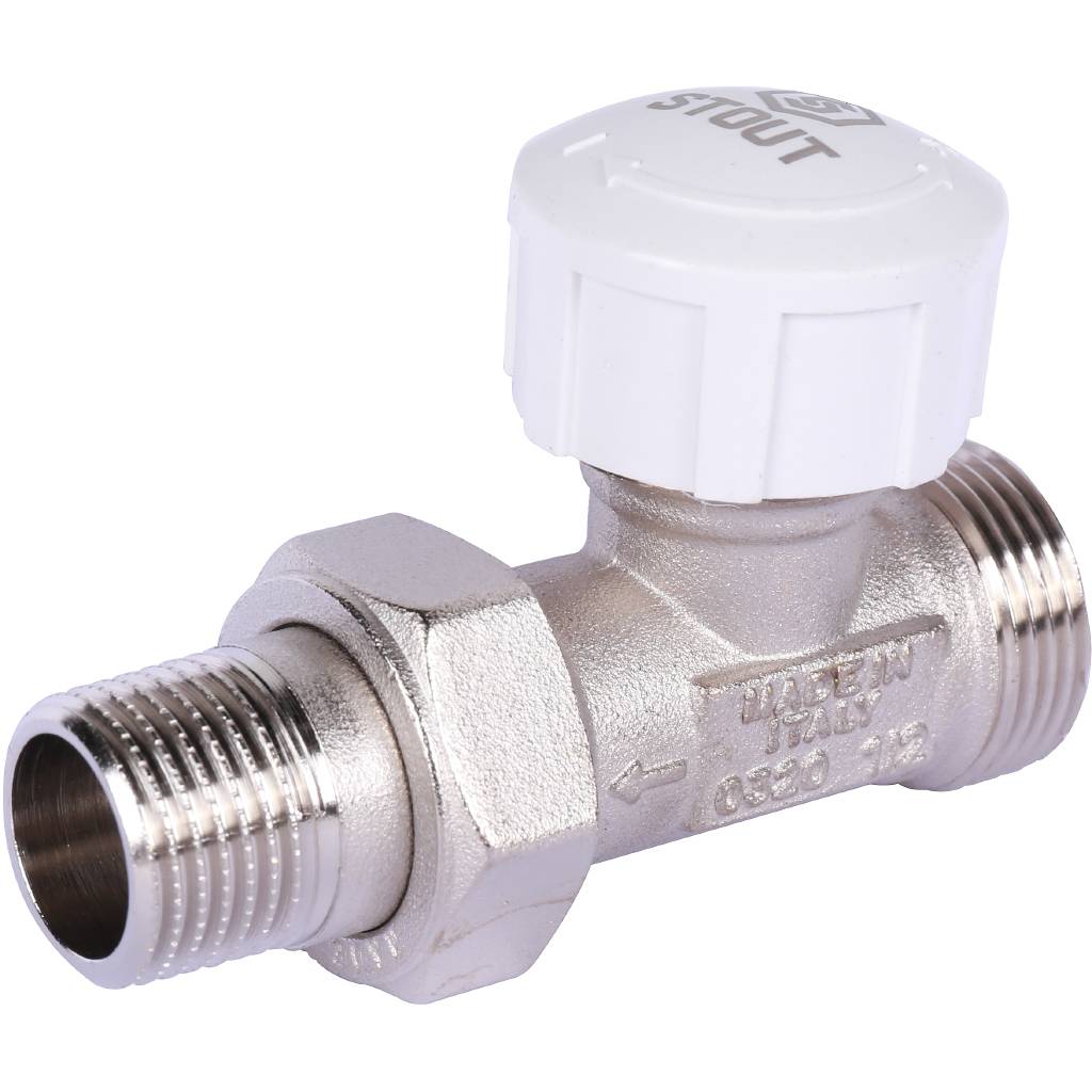 Клапан термостатический прямой STOUT 1/2 х 3/4 ЕК, SVT-0001-100015