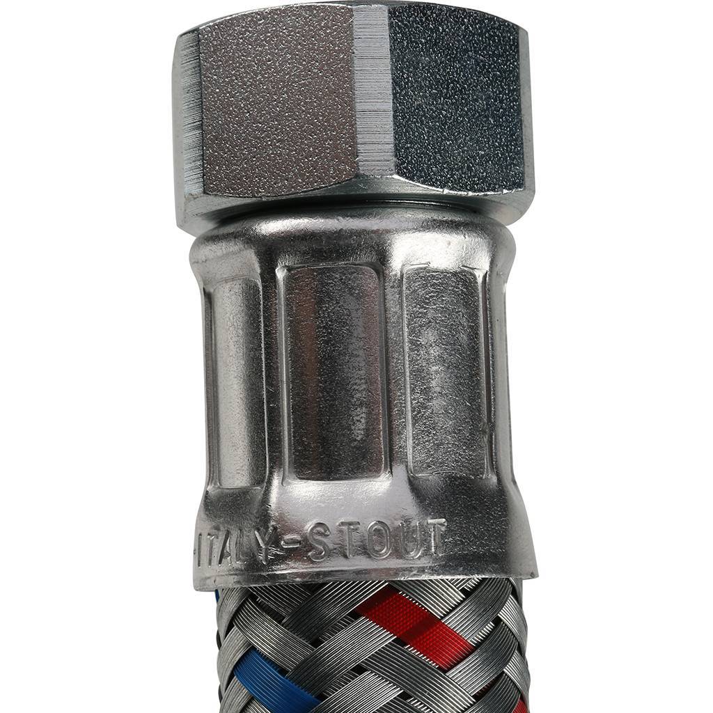 Гибкая подводка для воды STOUT ВР 3/4 х ВР 3/4, длина 600 мм, SHF-0306-182020