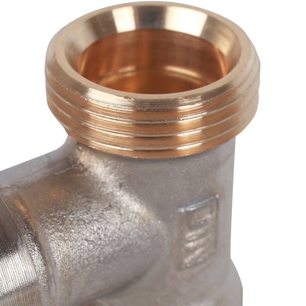 Клапан запорный Danfoss прямой никелированный RLV-15, 003L0144