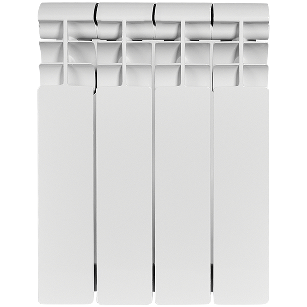 Радиатор алюминиевый ROMMER Profi 350 4 секции (AL350-80-80-080) (RAL9016), RAL-1210-035004