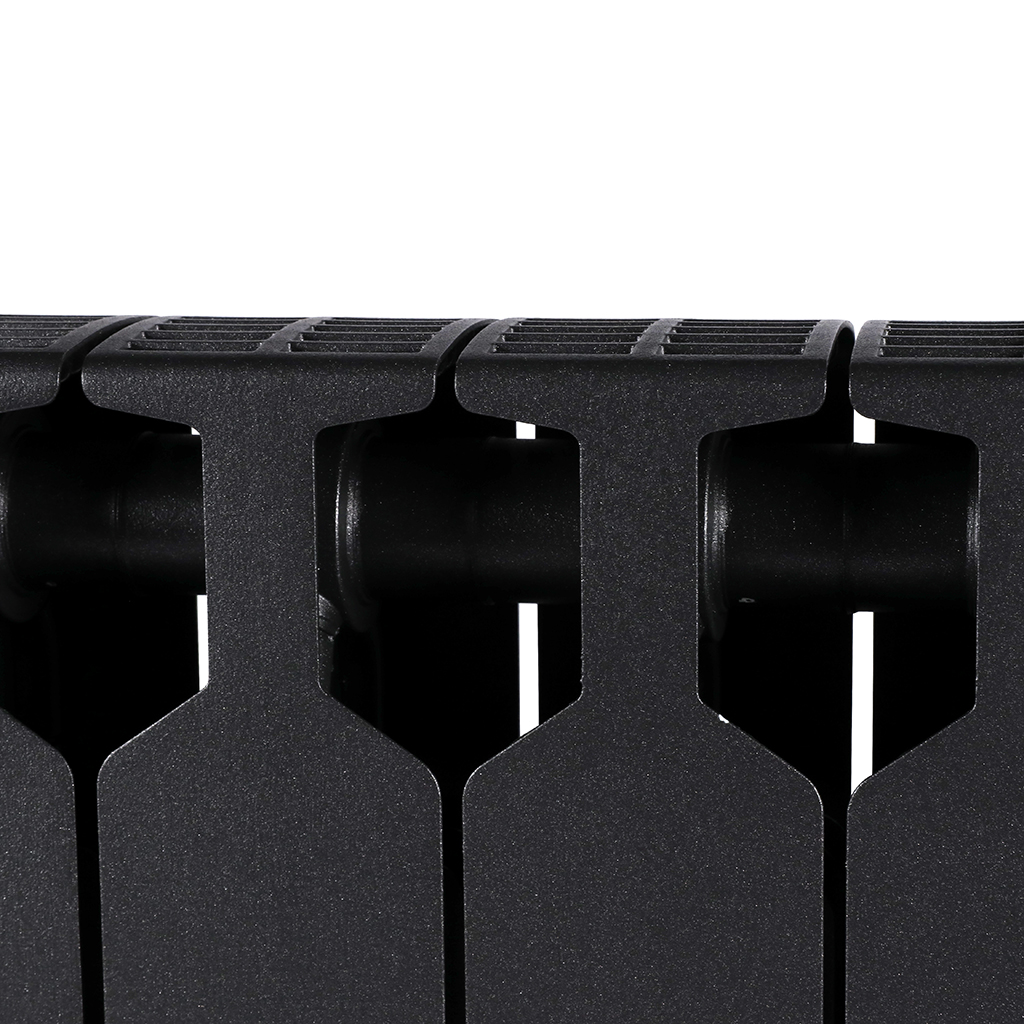 Радиатор биметаллический RIFAR SUPReMO 500 14 секций боковое подключение (Антрацит), 4RS50-14-AN