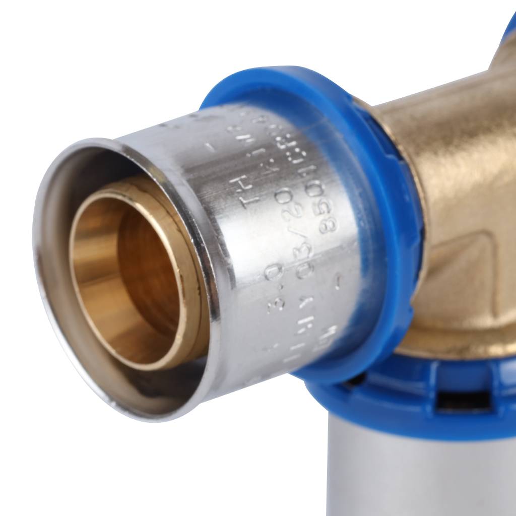 Тройник равнопроходный APE 26х26х26 для металлопластиковых труб прессовой, ARL2200333