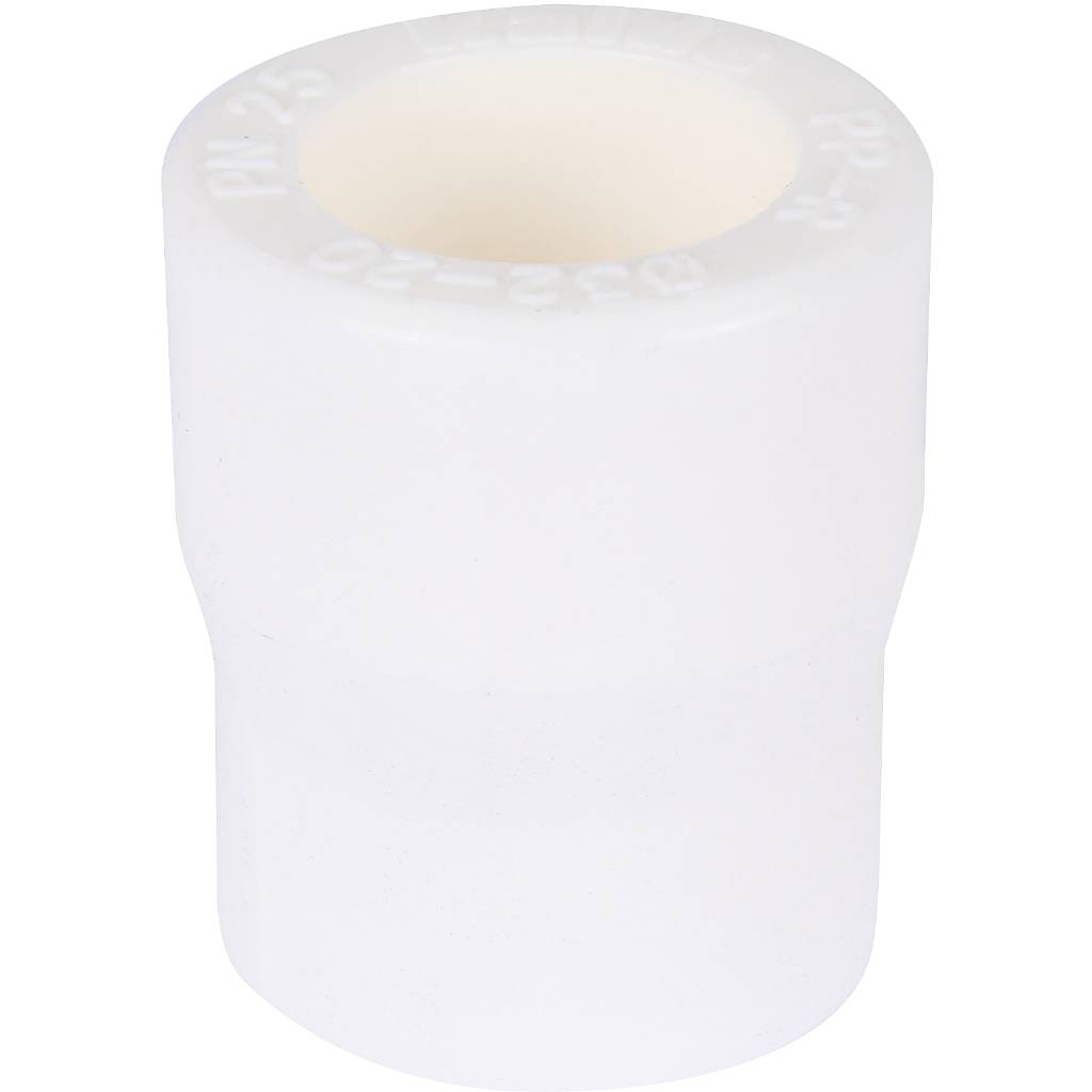 Муфта переходная Kalde 32х20 для полипропиленовых труб под сварку (цвет белый)