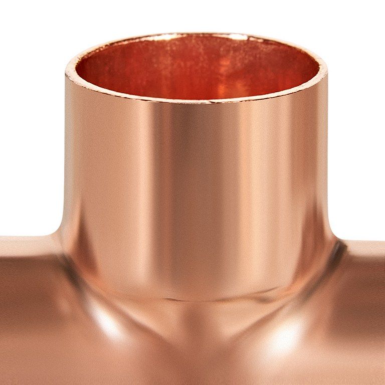 Тройник JINTIAN ВП 18x15x18 из меди под пайку JT-15130181518