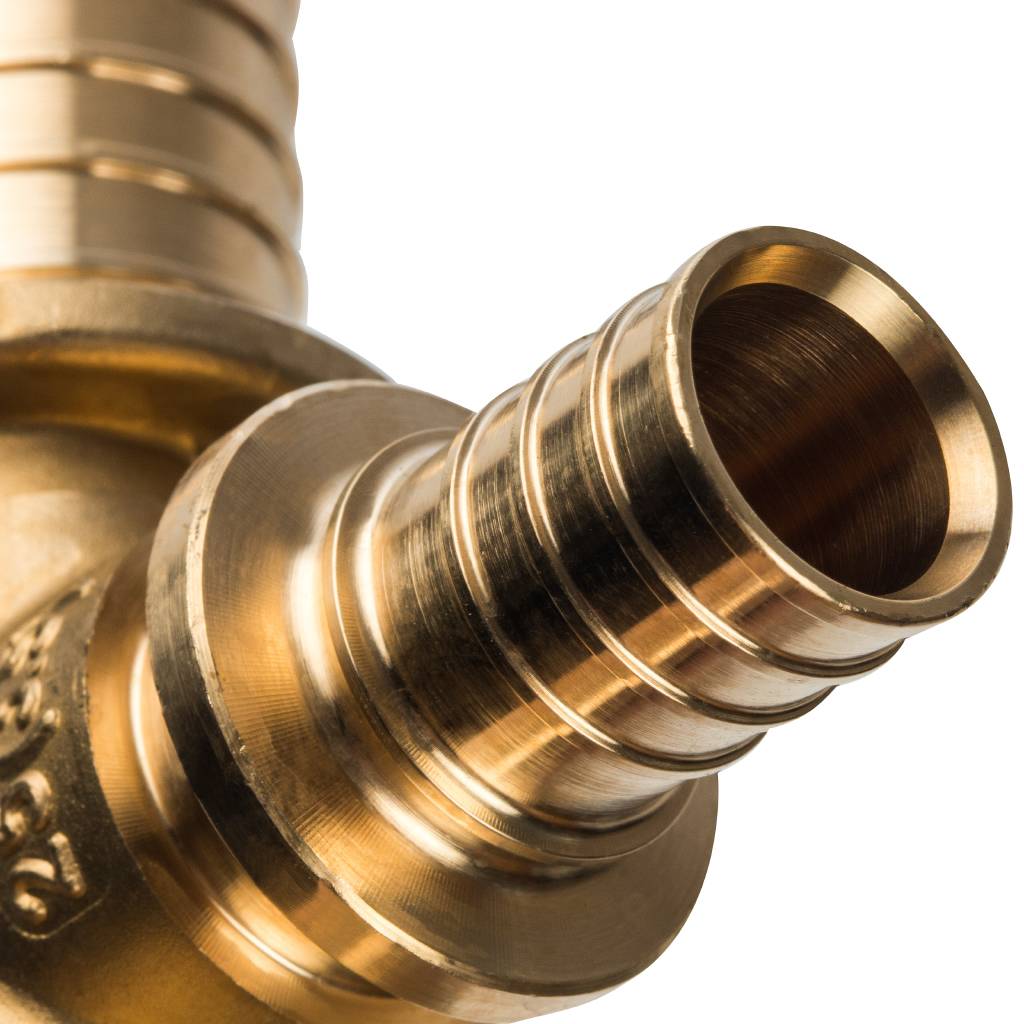 Тройник переходной STOUT 32x25x32 для труб из сшитого полиэтилена аксиальный, SFA-0014-322532