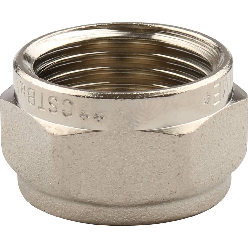 Муфта TIEMME с внутренней резьбой (16х2.0х3/4) для металлопластиковых труб винтовой, 1600035