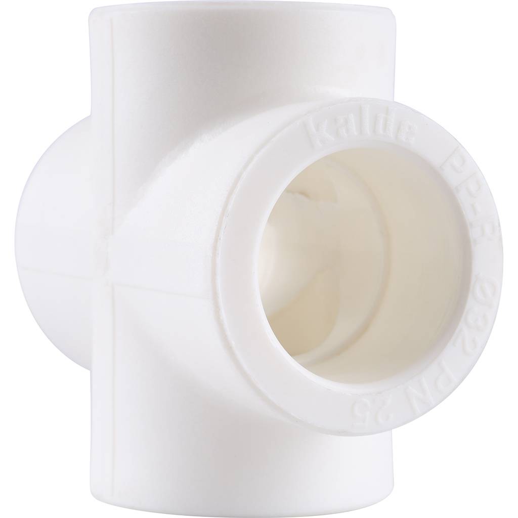 Крестовина Kalde d=32 для полипропиленовых труб под сварку (цвет белый), 3212-crs-320000