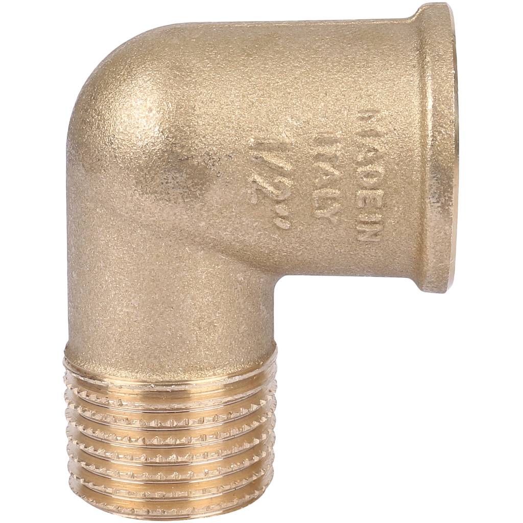 Угольник TIEMME НВ 1/2х1/2 для стальных труб резьбовой, 1500004