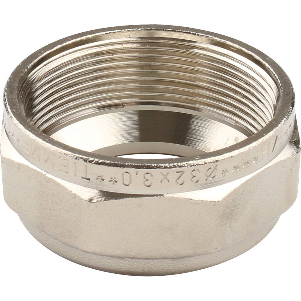 Угольник TIEMME с наружной резьбой (32х3.0х1) для металлопластиковых труб винтовой, 1600067